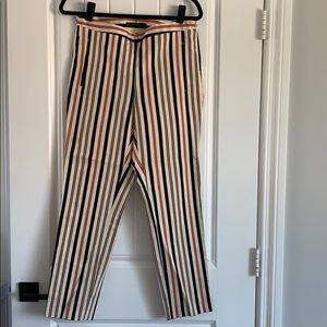 Zara striped trousers
